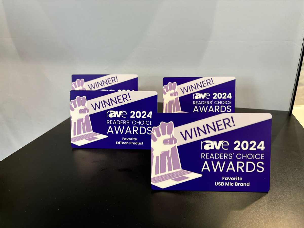 shuresystems's tweet photo. 🏆The awards are rolling in at #InfoComm2024! A big thank you to the @rAVePubs Reader’s Choice Awards 🤝

Favorite New UCC Product ✅
Favorite EdTech Product ✅
Favorite Audio Brand ✅
Favorite USB Mic Brand✅

Stop by Booth C8332 to catch all the latest! https://t.co/YcwGAEELy3 https://t.co/ESvswViBDj
