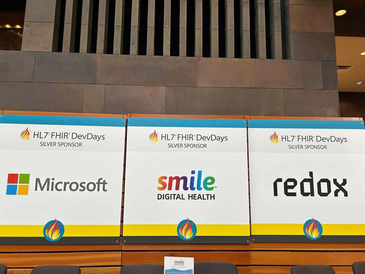 FirelyTeam's tweet image. As we hit the final day of #FHIRDevDays, Firely &amp;amp; @HL7 would like to express our monumental gratitude to our sponsors for supporting this event put on for the #FHIR community 🙏

@googlecloud @DarenaSolutions @Microsoft @Redox, @smilecdr @CSIRO @MayoClinic @MongoDB  @SnomedCT