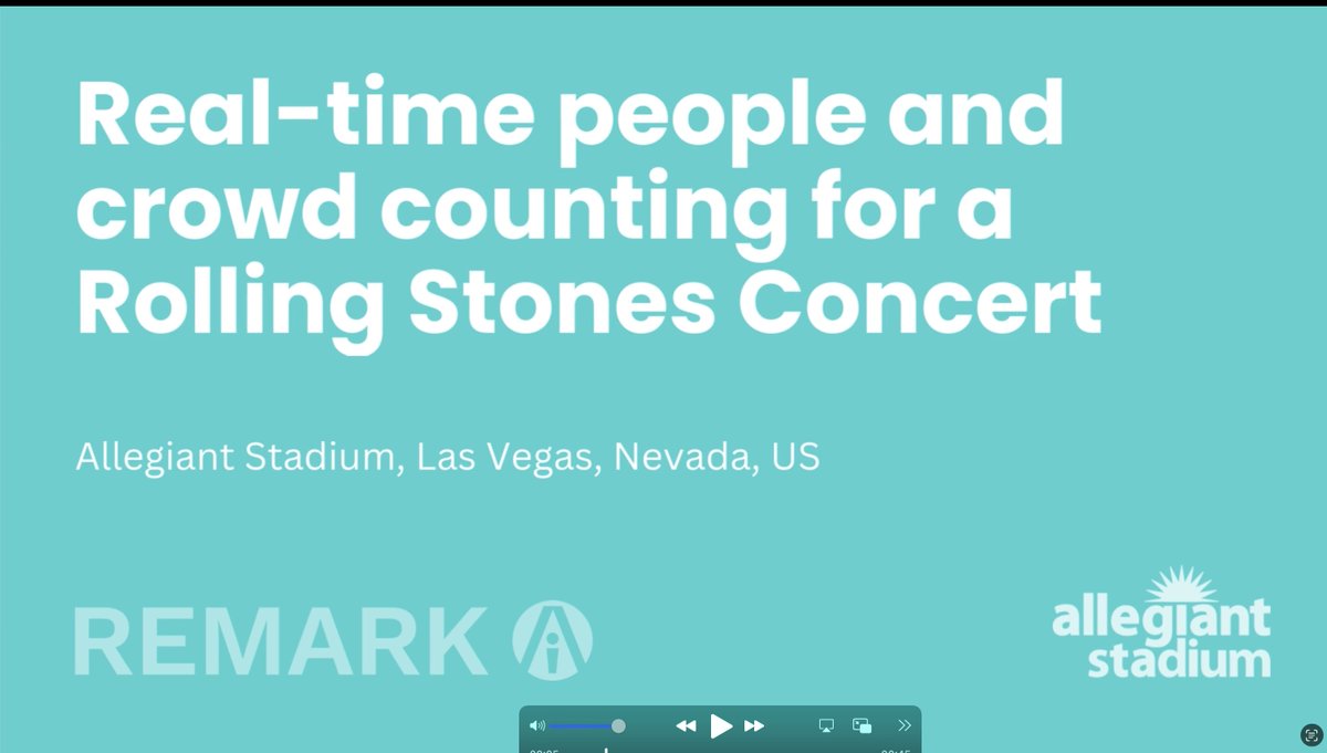 RemarkVision's tweet photo. Video &amp; Case Study: Real-time people counting at the Rolling Stones Concert, Allegiant Stadium

The Background, The challenge &amp; The solution ... 
Click: https://t.co/tYawkrQCYL

#PeopleCounting #HospitalityTech #Stadium #publicspaces #videoanalytics @RemarkHoldings @RemarkVision https://t.co/zRO8WdOSmQ