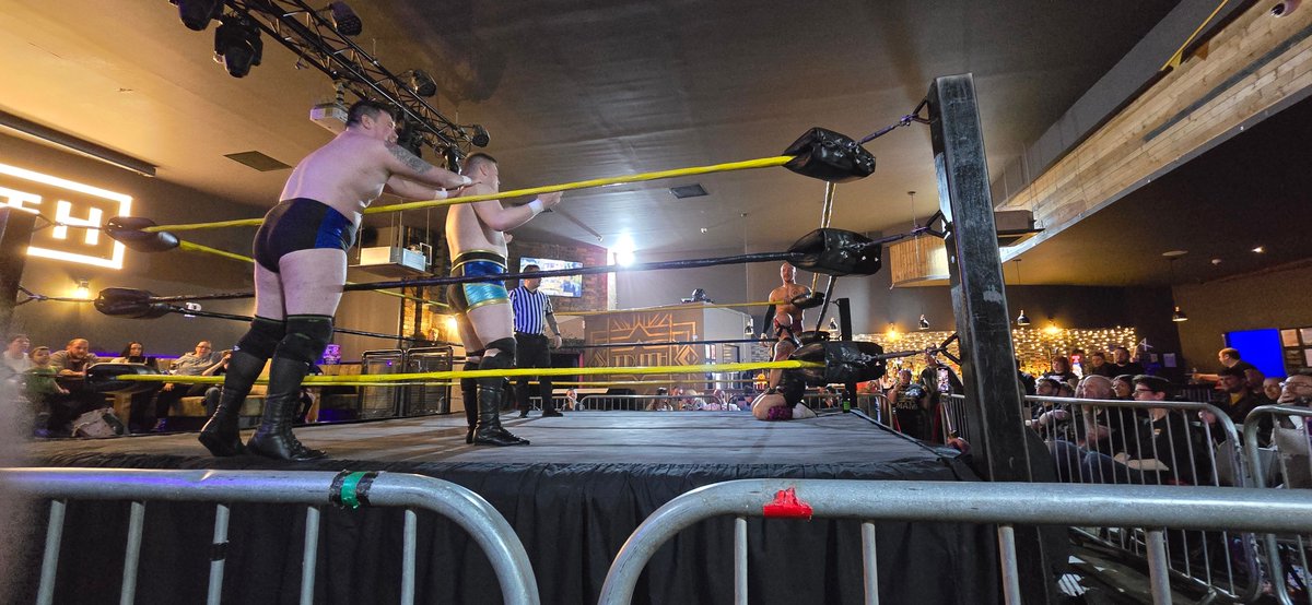 UntitledWresPod's tweet photo. We're here at PWR Pro up here in Leven, Fife in Scotland! Check out this promotion if you haven't already!

Time for some meat slapping meat https://t.co/UX2cRmJ1Or