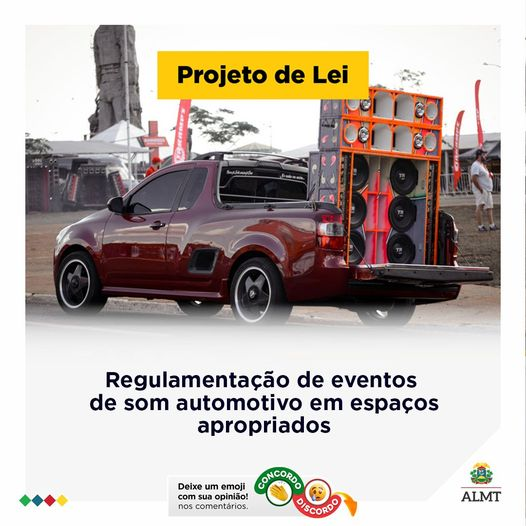 assembleiamt's tweet image. Se você é fã de eventos de som automotivo, 🎶🚗 é bom ficar por dentro do projeto de lei nº 1093/2024 que está propondo a regulamentação desses eventos em espaços apropriados, abertos ou fechados, sempre respeitando a legislação local e com autorização prévia. 📜#ALMT #Eventos