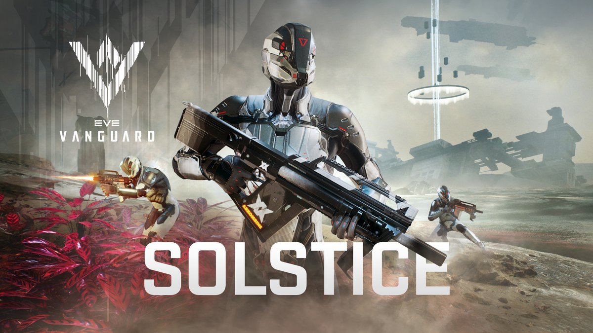 At the ready, Vanguard.

The Solstice event is just around the corner, from 20 June - 1 July. We're excited to share with you EVE Vanguard's biggest update yet, with a stunning yet hazardous new map, a first look at our adaptive weaponry system, &amp; new gameplay.

#EVEVanguard