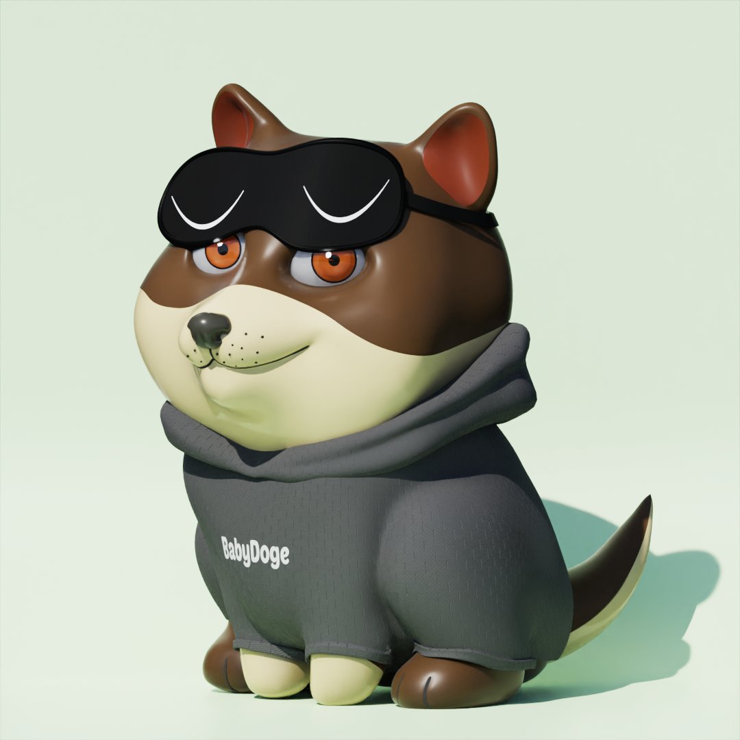 BabyDogeNFTs's tweet photo. Introducing the next level of cuteness! 🐶🌟 This Baby Doge NFT has transformed into a 3D character, bringing its adorable fur and mesmerizing eyes to life! Get ready to be enchanted as it embarks on new adventures in a vibrant digital world! 🎉 #BabyDoge3D #DigitalCutie https://t.co/1MrM5LDXvN