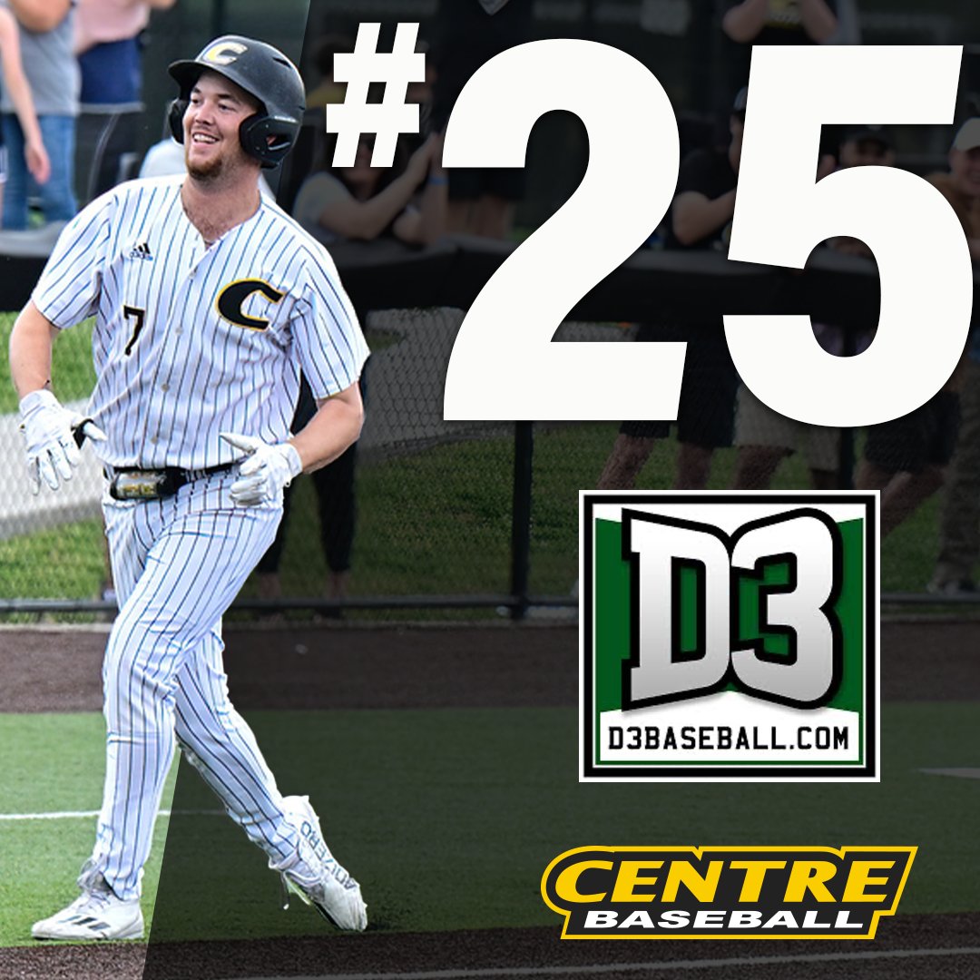 Centre Colonels (@centreathletics) on Twitter photo ⚾️ | <a href="/CentreBaseball/">Centre Baseball</a> earned the program's first-ever end-of-season national ranking with a spot at No. 2️⃣5️⃣ in the D3Baseball poll!
centrecolonels.com/news/2024/6/13… ⚾️ | <a href="/CentreBaseball/">Centre Baseball</a> earned the program's first-ever end-of-season national ranking with a spot at No. 2️⃣5️⃣ in the D3Baseball poll!
centrecolonels.com/news/2024/6/13…