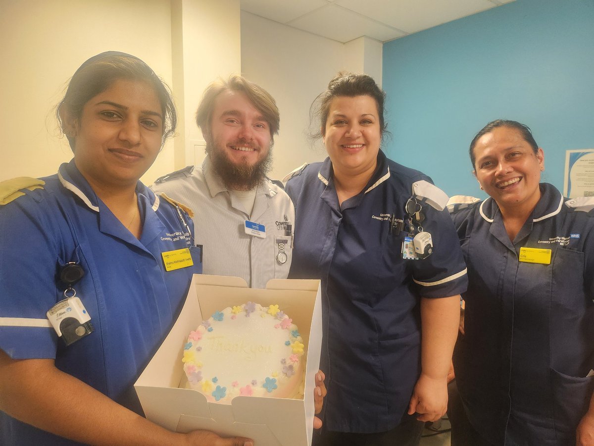 Ravarna Thorpe (@ravarna) on Twitter photo Fabulous cake...
Goodbye and good luck, Oliver 🌟
<a href="/UHCW_neurosurg/">UHCW Neurosurgery</a>
<a href="/UHCWPDTeam/">UHCW PracticeDevelopmentTeam</a> Fabulous cake...
Goodbye and good luck, Oliver 🌟
<a href="/UHCW_neurosurg/">UHCW Neurosurgery</a>
<a href="/UHCWPDTeam/">UHCW PracticeDevelopmentTeam</a>