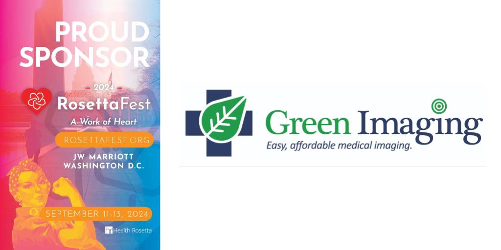 GreenImagingUS's tweet photo. We are excited to participate in RosettaFest 2024. No other gathering brings together a larger assembly of experienced, expert practitioners from across the nation to exchange success stories and strategies aimed at revolutionizing healthcare. Join us: https://t.co/WNt8xRSxNE https://t.co/sPRzKBxi7R