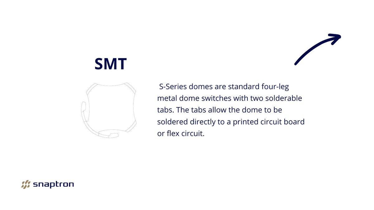 Snaptron's tweet image. #MechanicalEngineers! Did you know that you can customize various elements of a metal dome, such as tactile ratio? Save our Part 2 guide on selecting the ideal tactile dome for your application. 

Find out how you can customize the perfect switch today: bit.ly/3VN7Wbu