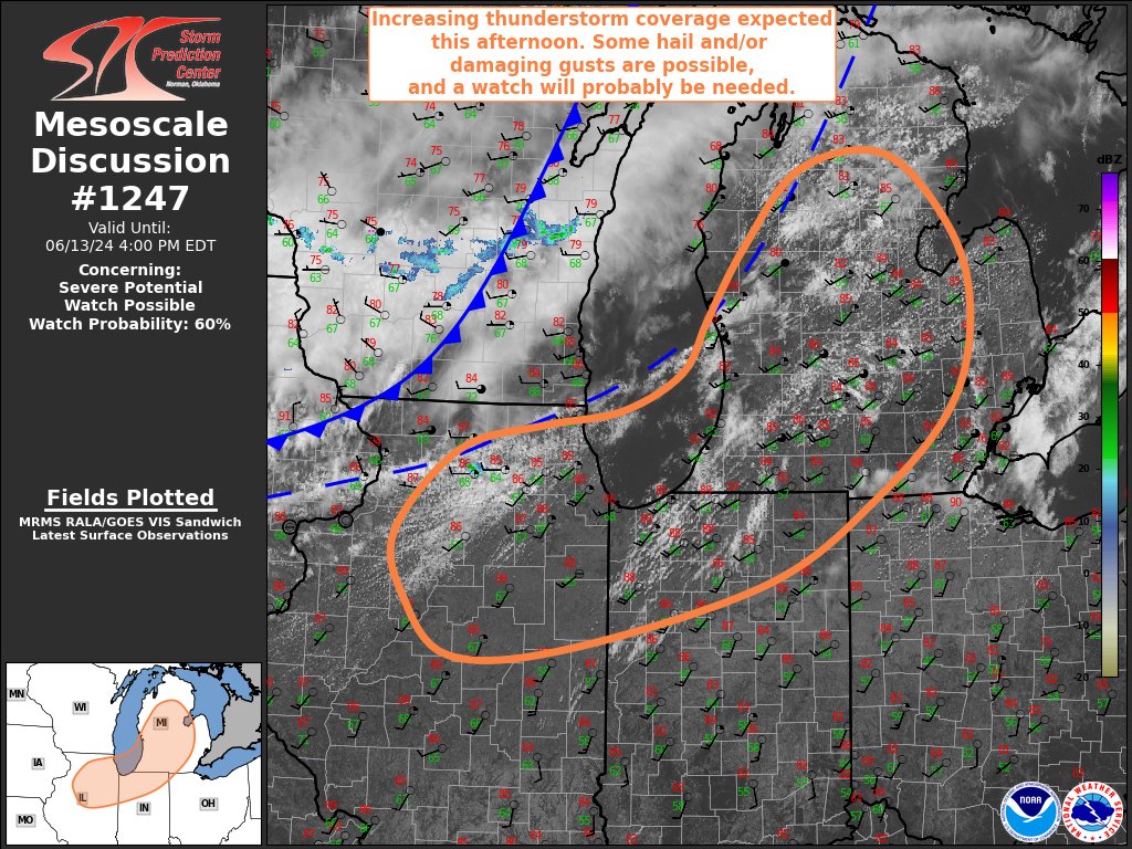 1:04pm CDT #SPC_MD 1247 , #miwx #ohwx #inwx #ilwx, spc.noaa.gov/products/md/md…