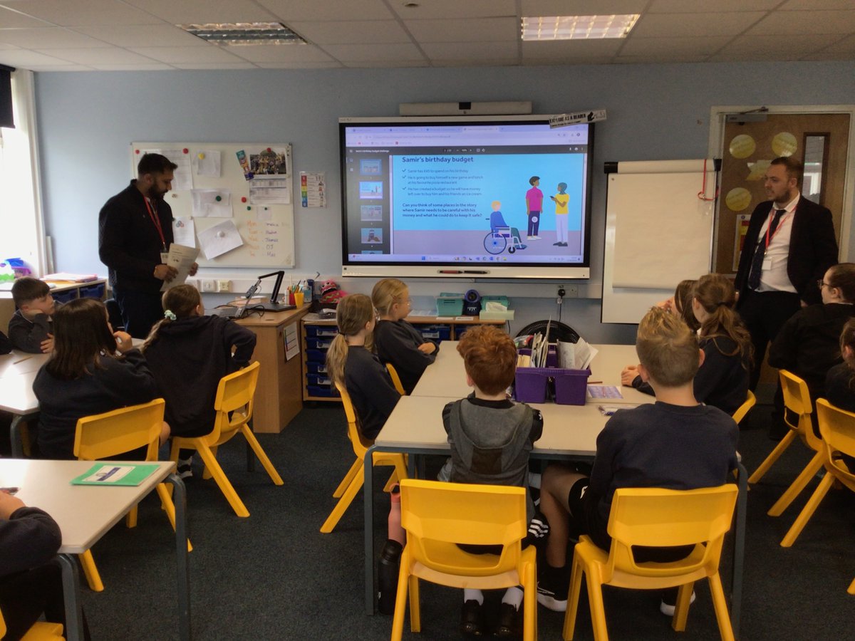Year 5 enjoyed taking part in the Barclays Roadshow. During one of the morning sessions, they learnt about what budgeting is, what a receipt is and how to look out for extra changes that may be added on without you realising #Barclays #BarclaysRoadshow #budgeting