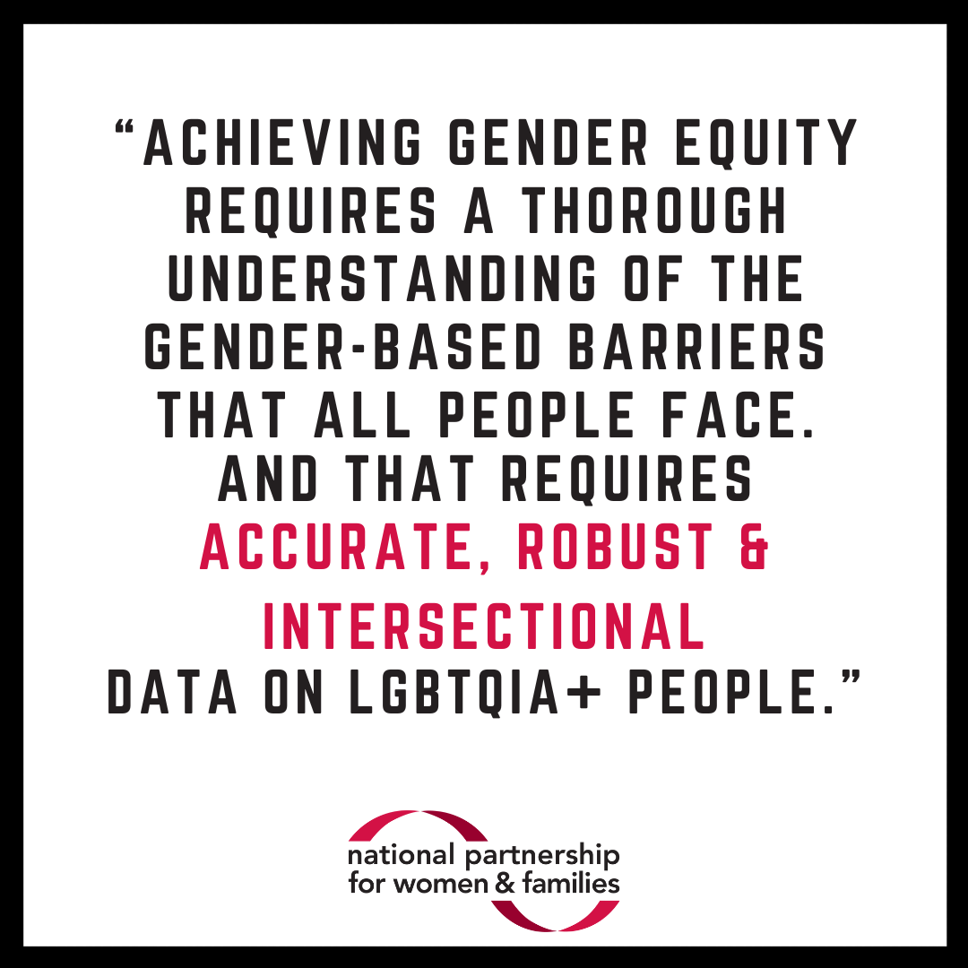 How does a lack of LGBTQIA+ data harm gender justice? <a href="/NPWF/">National Partnership</a> explains in their new blog post how harmful this missing data truly is on not only the LGBTQIA+ but our economy at large. #PrideInYourPay #LGBTQIAEqualPay