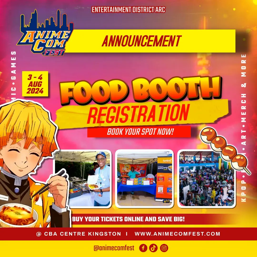 My Next Life As A Villainess: All Routes Lead To AnimeCom Fest Entertainment District Arc! August 3 &amp; 4, 2024 at the CBA Centre, KINGSTON.

🎪Book your booth today!

Visit animecomfest.com 

#AnimeComFest #AnimeComFest2024 #Jamaica #Cosplay #caribbeancosplay