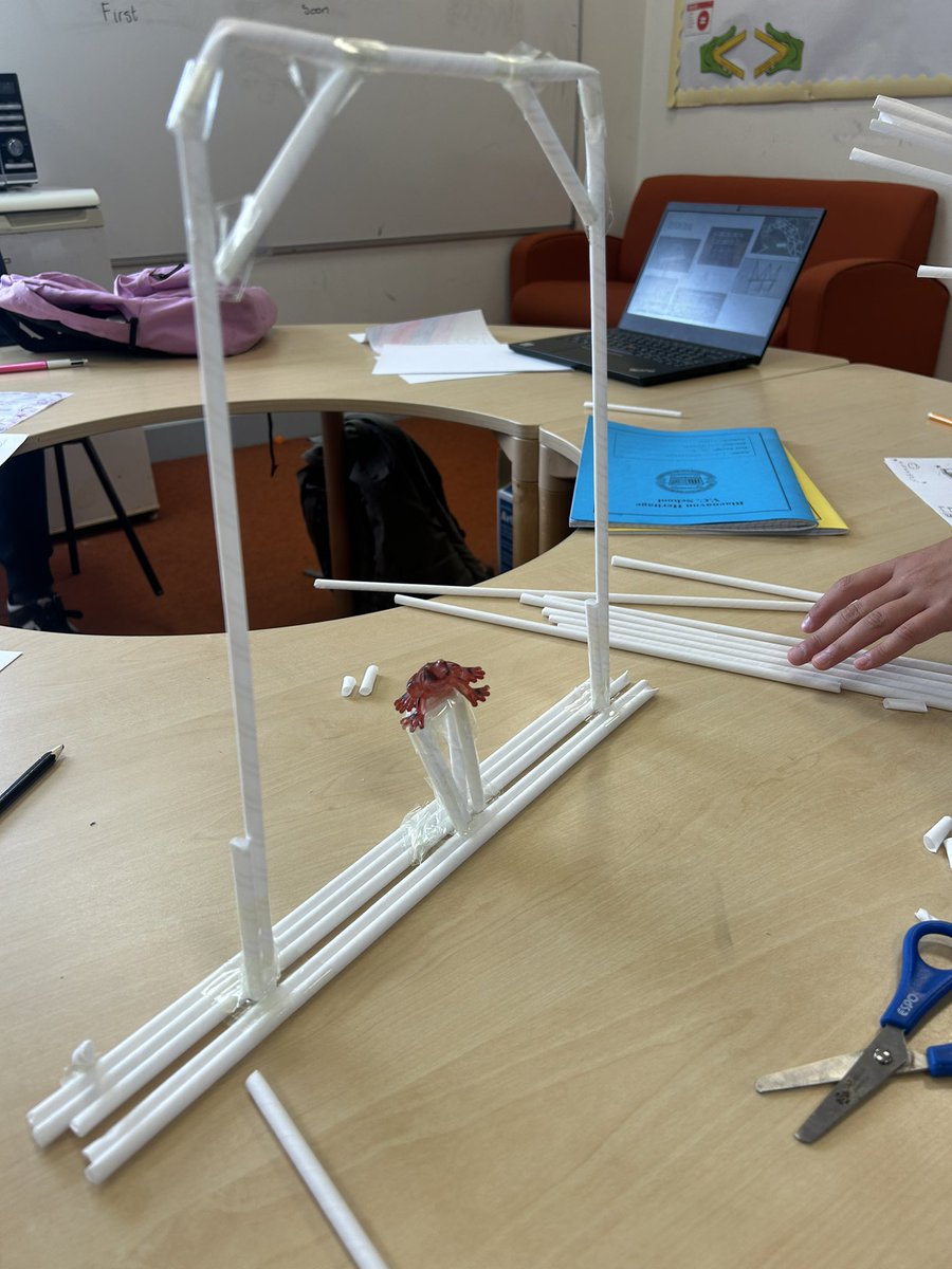Aber_Transition's tweet photo. BVHC students designed and constructed bridges this week @bhvcprimary #engineersinthemaking #ambitiouscapablelearners #enhancedtransition https://t.co/H2GkvpIjgt