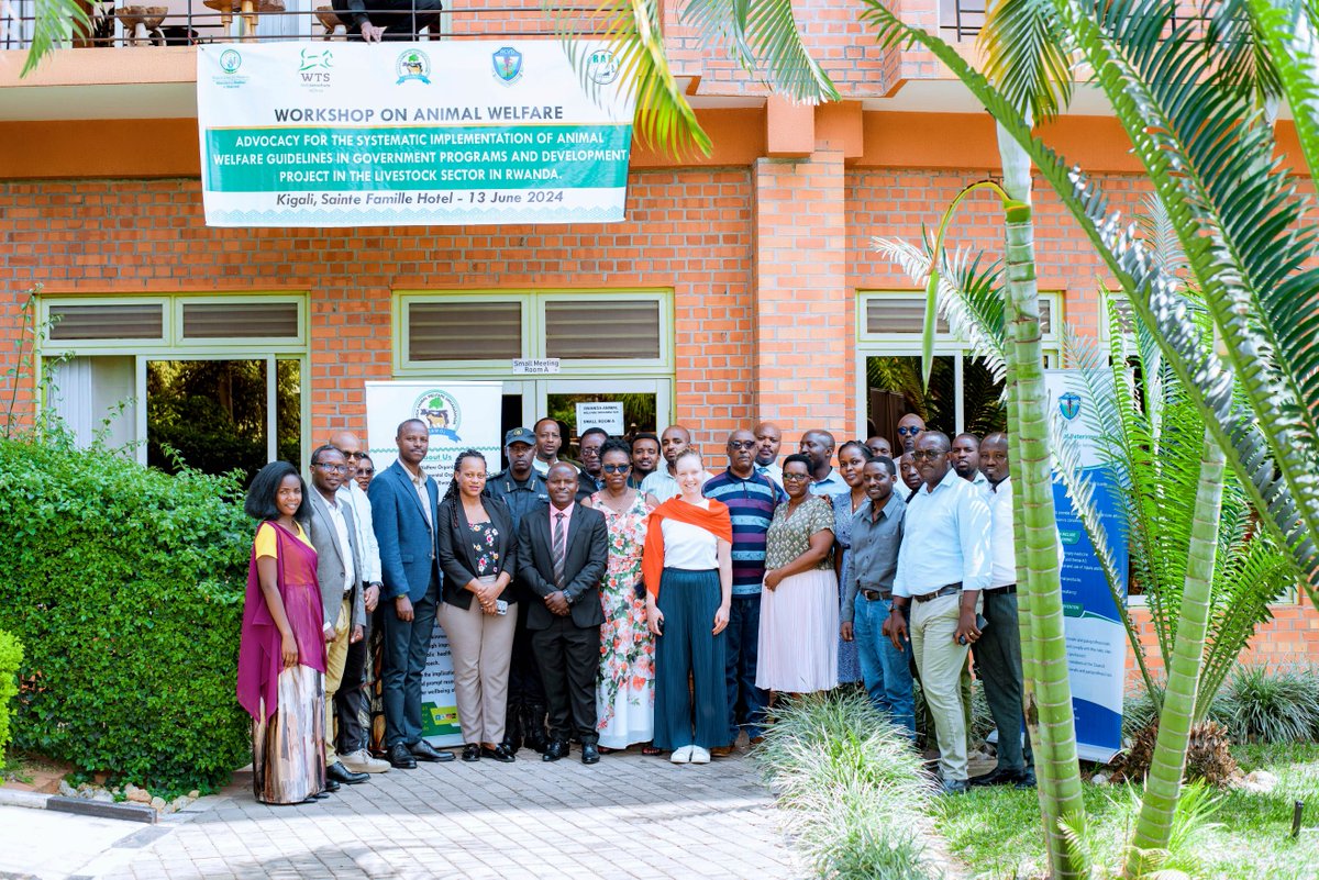 Dr_Laurien_'s tweet photo. Honored to have attended #AnimalWelfare workshop and share a presentation on behalf of @RwandaVets1 entitled ''Advancing animal welfare for veterinary practitioners''. The workshop gathered key actors in livestock sector and was organized by @RwandaAgri and #RAWO.@NdorimanaC https://t.co/kOTfc4GsPc