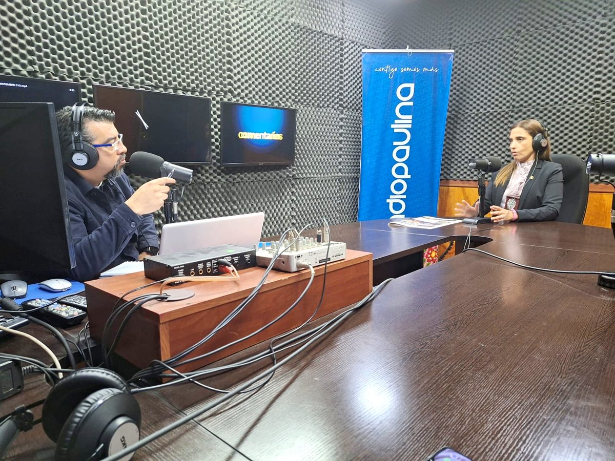 PDI_Tarapaca's tweet photo. Subprefecta Carolina Castillo, Jefa del Laboratorio de Criminalística Cobertura Zona Norte #Iquique asistió a @radiopaulina para referirse a la importancia del Laboratorio en el apoyo científico técnico a la labor investigativa de las unidades operativas.

#91AñosPDI https://t.co/FPxVMna7l3