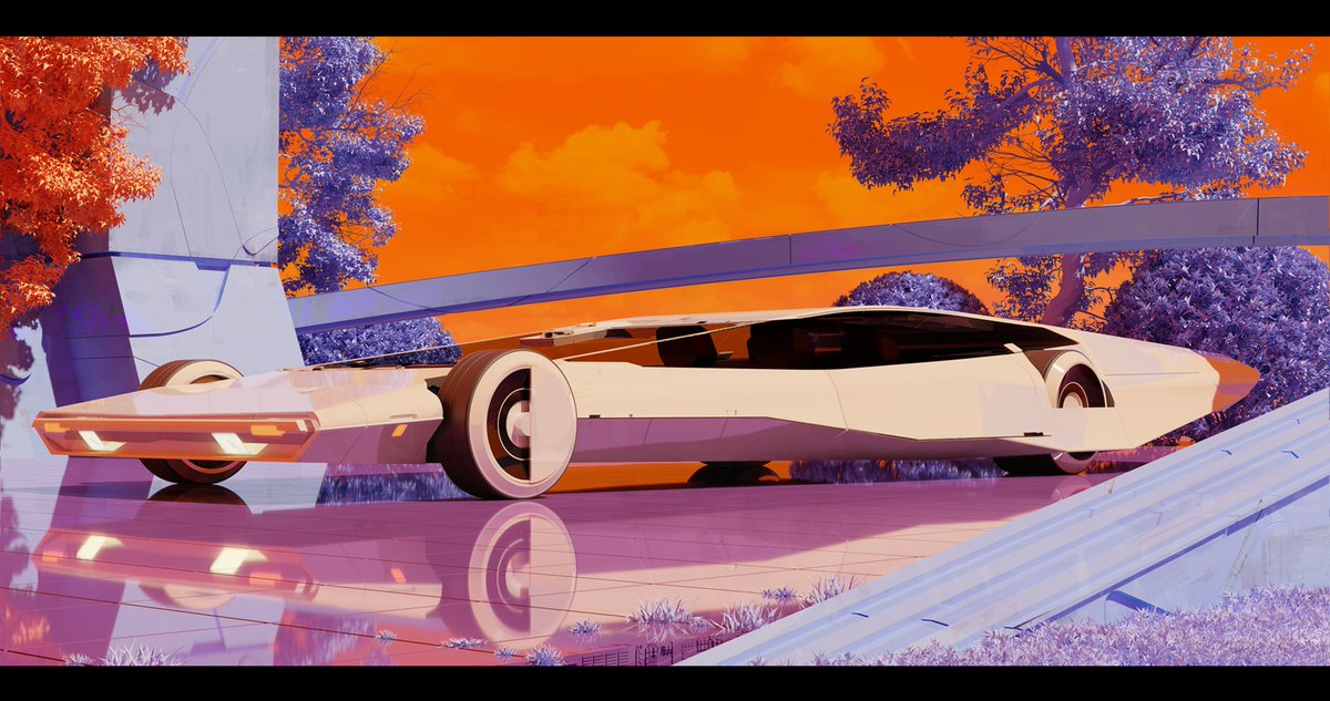 TomHick21444748's tweet photo. Syd Mead inspired car 1:

#art #noai #artistic #blender #3d #2dartist #3dartist #concept #conceptartist #conceptart #digital #digitalart #digitalartists #design #blender3d #hardsurface #cars #scifi #scifiart #sciencefiction #future #vehicles #photoshop #cardesign https://t.co/cFKKW90eOq