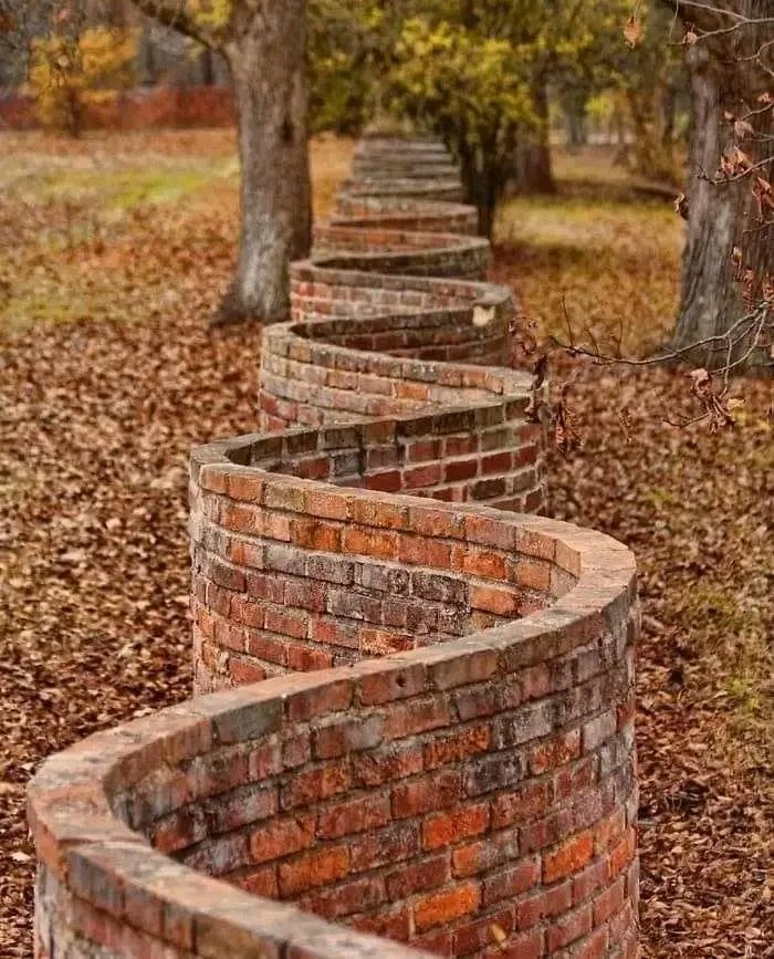 Know Your History (@h54355know) on Twitter photo <a href="/fasc1nate/">Fascinating</a> In England, it is not uncommon to see "wavy" brick walls. Interestingly, the design uses fewer bricks than a straight wall. A straight wall that is just one brick thick is not sturdy enough to stand alone & can be easily toppled, so they generally have a thickness of at least two <a href="/fasc1nate/">Fascinating</a> In England, it is not uncommon to see "wavy" brick walls. Interestingly, the design uses fewer bricks than a straight wall. A straight wall that is just one brick thick is not sturdy enough to stand alone & can be easily toppled, so they generally have a thickness of at least two