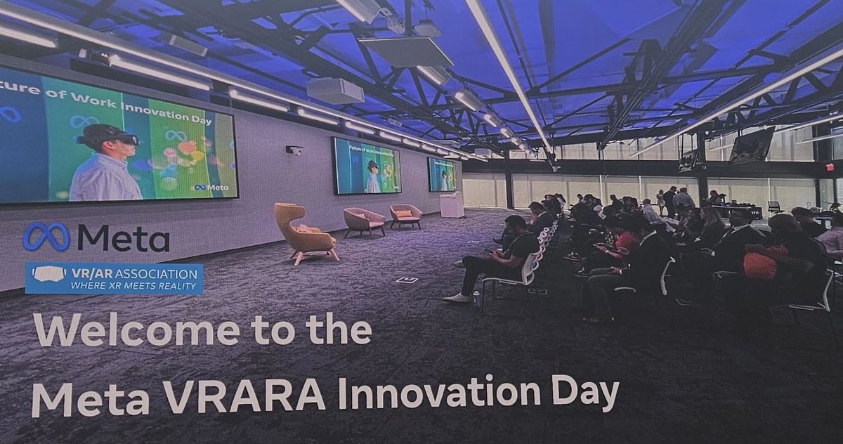 VR/AR Association (VRARA) (@thevrara) on Twitter photo 🫶 Thank you Cindy Mallory from VRARA NYC for organizing this event with Meta. This is an enterprise spring conference tailored for innovative leaders in enterprise companies.
#VRARA <a href="/MetaQuestVR/">Meta Quest</a> <a href="/RealityLabs/">Reality Labs at Meta</a> <a href="/Meta/">Meta</a> 🫶 Thank you Cindy Mallory from VRARA NYC for organizing this event with Meta. This is an enterprise spring conference tailored for innovative leaders in enterprise companies.
#VRARA <a href="/MetaQuestVR/">Meta Quest</a> <a href="/RealityLabs/">Reality Labs at Meta</a> <a href="/Meta/">Meta</a>