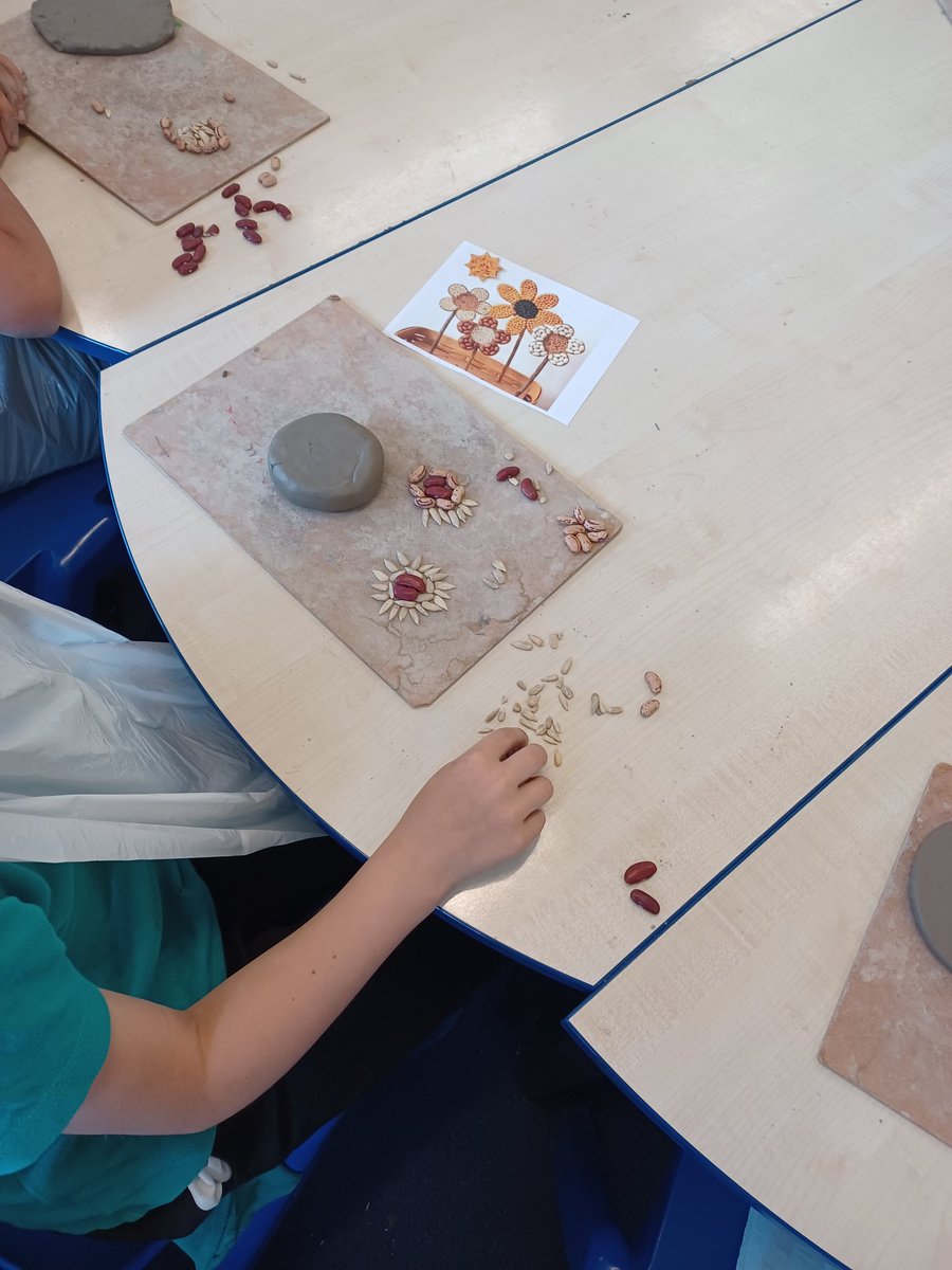 MissSF11's tweet photo. Year 2 enjoyed exploring different patterns and making their clay tiles ready for picture this 🙂 @ColeridgeSchool https://t.co/kOKFx2u4Er
