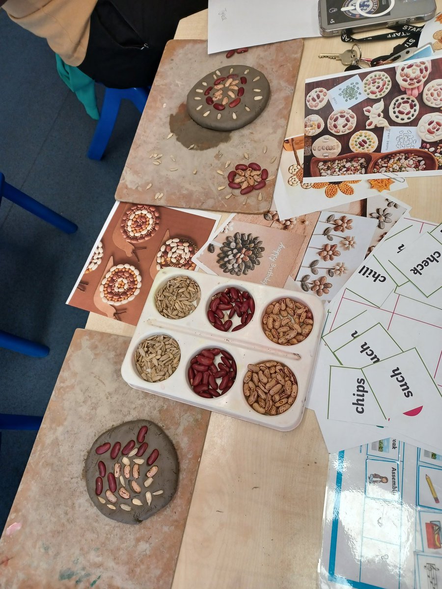 MissSF11's tweet photo. Year 2 enjoyed exploring different patterns and making their clay tiles ready for picture this 🙂 @ColeridgeSchool https://t.co/kOKFx2u4Er