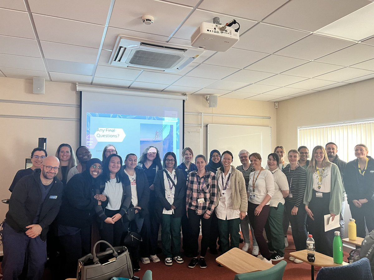 SandraSpeller1's tweet photo. Enjoyed a great morning with this fab bunch of @Leic_hospital #AHPs going through coaching conversations for #Preceptors Thanks for the engagement everyone, looking forward to hearing how it goes: #PracticeMakesPerfect 😊👍 https://t.co/zIH9jjX6k6