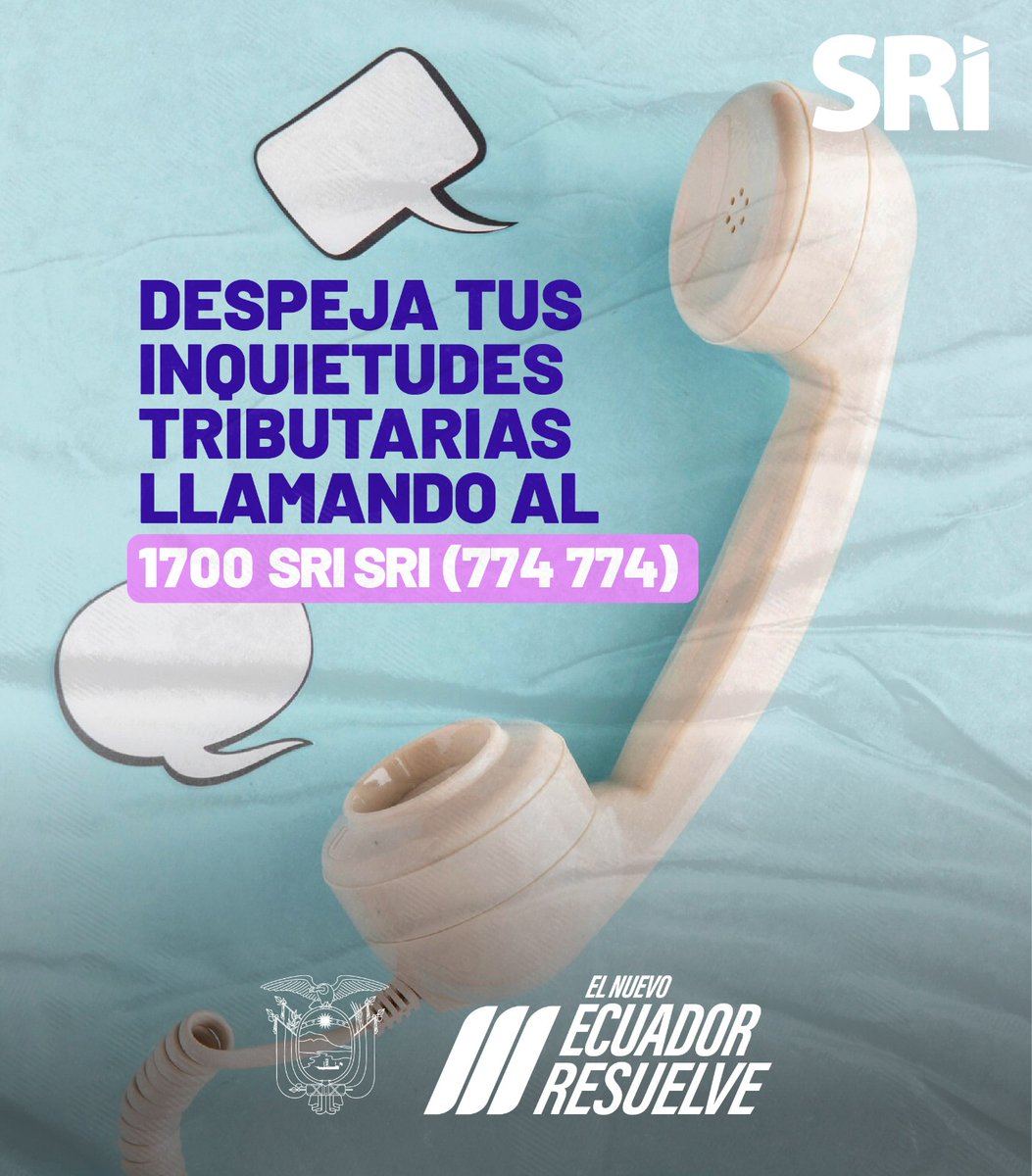 SRI Ecuador tweet media