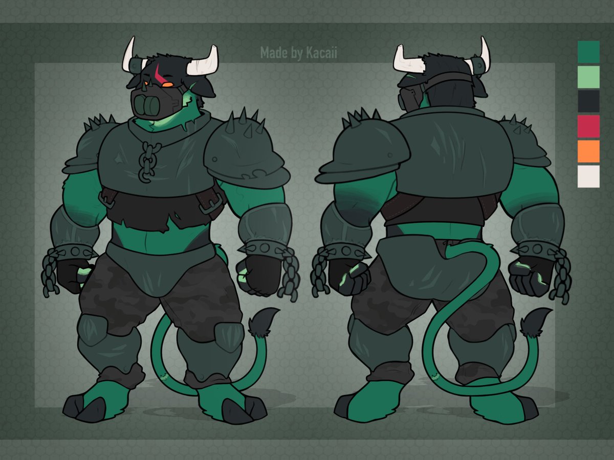 KacaiiARTS's tweet photo. 🐂 Reference Sheet for Zelphur [ c/mmission ] https://t.co/ePzjDEJaMV