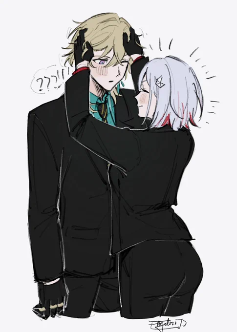 Touch the hair… ruFFLE THE HAIR 