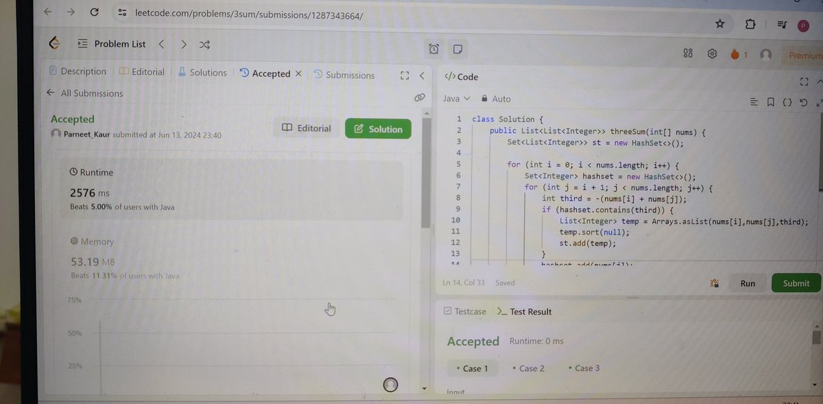 ParneetButtar22's tweet image. #Daily_Update!🚀
Day 2 of #25DaysOfCode
Problem solved : 2
Leetcode Potd : Minimum number of moves to seat everyone
Leetcode 3Sum
Stay tuned for more updates on my progress.
#100DaysOfCode #LearnInPublic