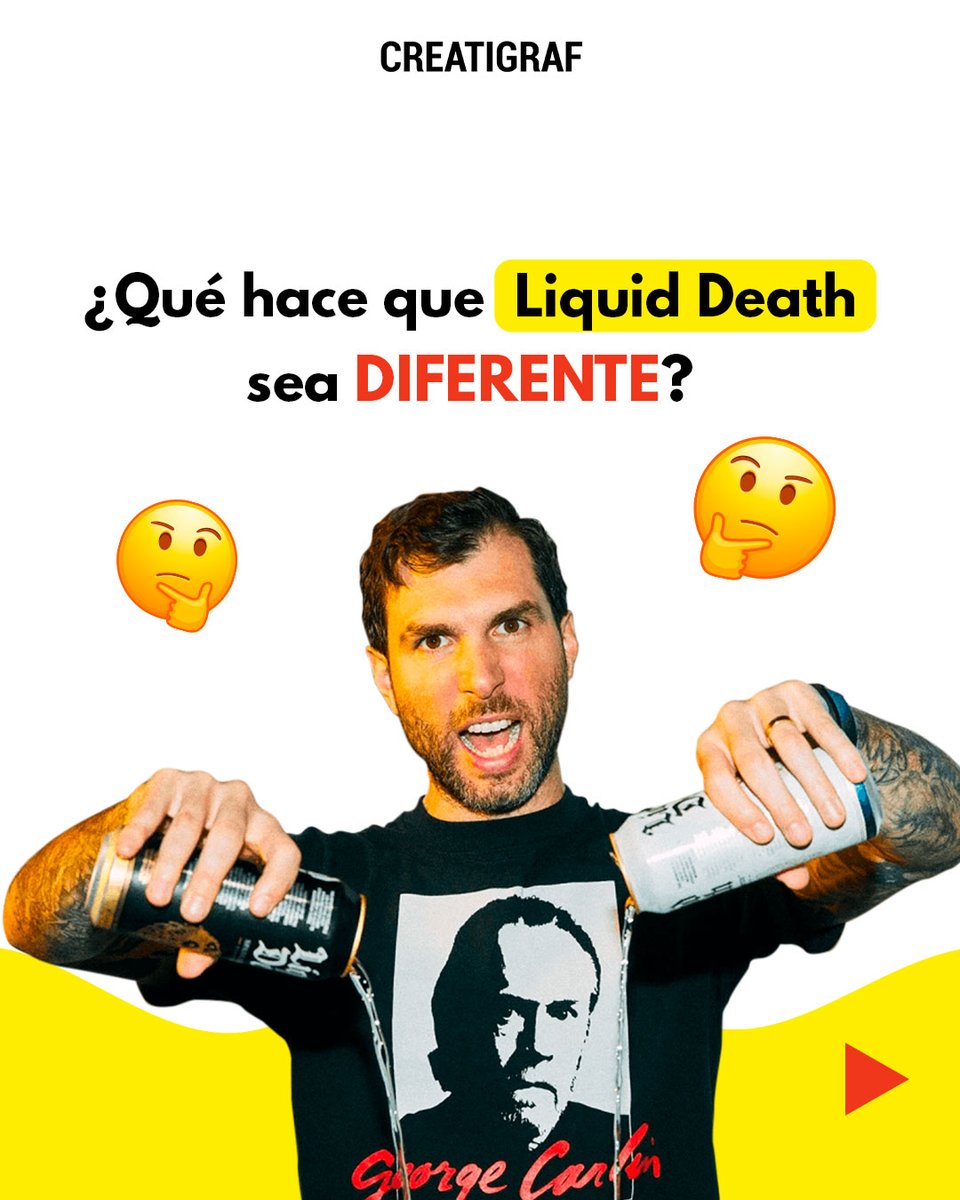 creatigrafca's tweet photo. ¡Junio es el mes del Medio Ambiente! 🍃🌱
Un caso de éxito es #LiquidDeath una marca que refresca con actitud y compromiso con el #planeta🌎
💬¿Y tú, como proteges el #medioambiente?
#Creatigraf #FelizJueves #13Jun #Marca #Sostenibilidad #deathtoplastic #Marketing #Publicidad https://t.co/WX6jamXR8B