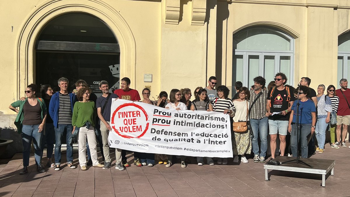 📚 L’Inter ha estat un referent educatiu. Fem que continui sent-t’ho!

📢 La inacció aquest 2 anys del govern de #SantSadurni no pot continuar. Exigim una vegada més que facin la mediació amb la Generalitat per acabar amb aquesta situació.

Cuidem l’educació pública!