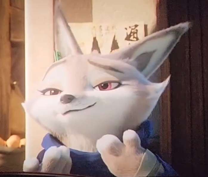 foxkinheart's tweet photo. Alright so I've been kinning Zhen from Kung Fu Panda 4 for a few months. Spreading the good word. Also wheezing laughing at myself because I'm literally this type of person, apparently. Going to bat for the best fictional character! https://t.co/EtAx7xK1Bt
