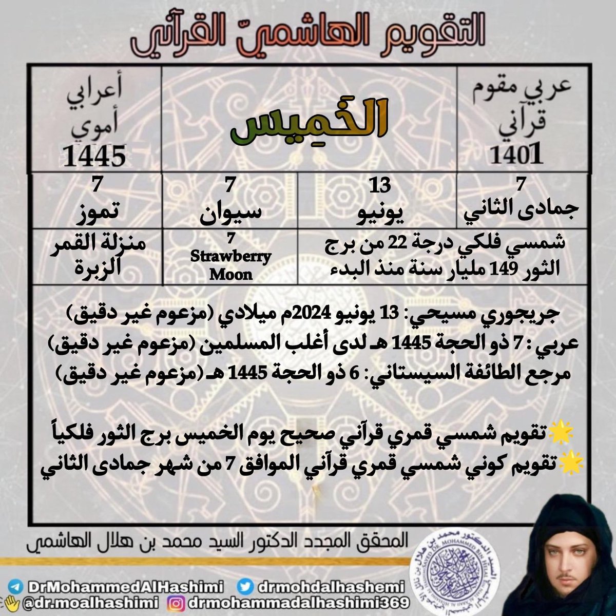 Quran_Calendar's tweet photo. الخميس 7 جمادى الثاني 1401 عربي مقوم https://t.co/LHUPUlhd0N