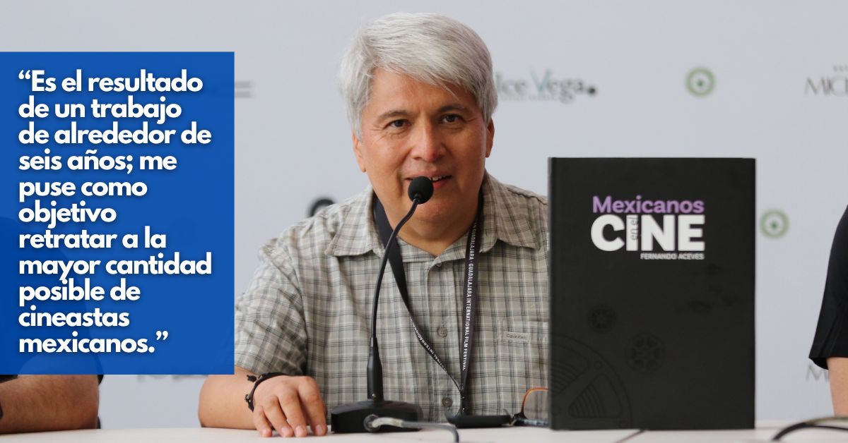 Fernando Aceves presentó 'Mexicanos en el cine' en el <a href="/FICGoficial/">FICG Oficial</a> 39, una colección de fotografías de destacadas figuras de la industria cinematográfica nacional. 📸

Descubre a algunos de los representantes que podrías reconocer en sus páginas aquí: bit.ly/4eiaoxn