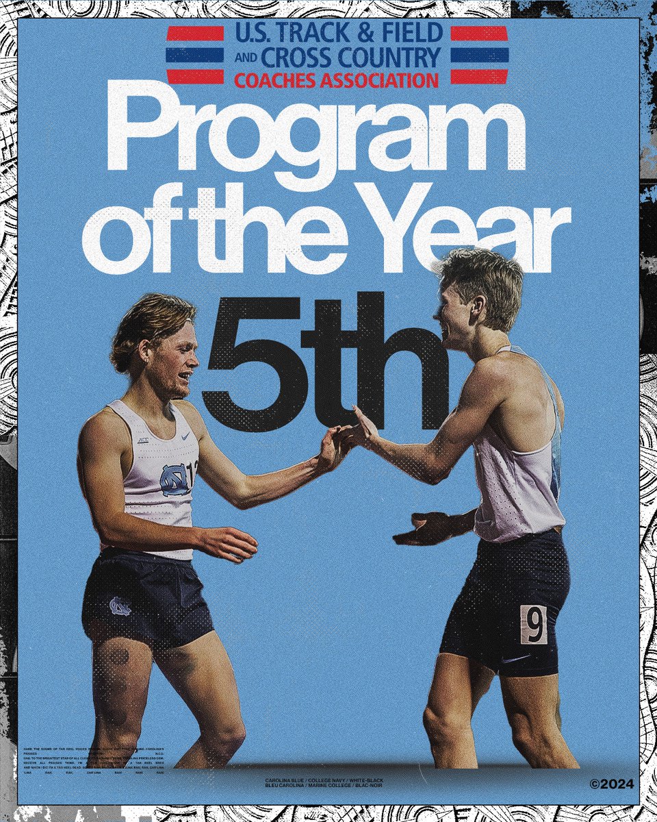 UNCTrack_Field's tweet photo. 𝐎𝐧𝐞 𝐨𝐟 𝐭𝐡𝐞 𝐛𝐞𝐬𝐭 𝐩𝐫𝐨𝐠𝐫𝐚𝐦𝐬 𝐢𝐧 𝐭𝐡𝐞 𝐜𝐨𝐮𝐧𝐭𝐫𝐲!

What a great year for our men's cross country and track and field teams, finishing ranked 𝐅𝐈𝐅𝐓𝐇 in the final USTFCCCA program rankings! https://t.co/Iqx93jdkNq