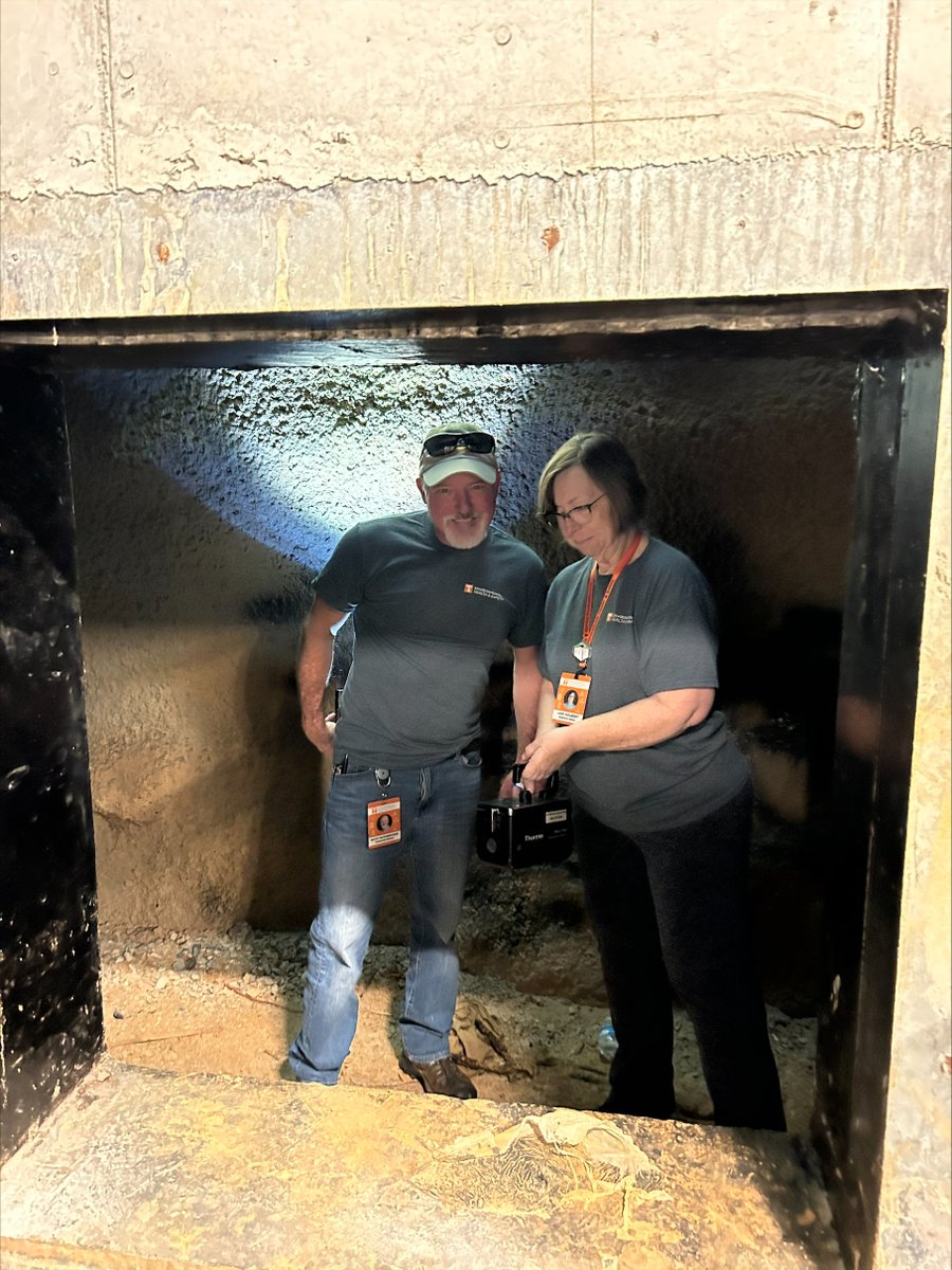 UTKEHS's tweet photo. Meet some of our incredible EHS team!

Say hello to Ricky Rutherford and Jami Holbert in action! Ricky, our Program Leader from Industrial Worker Safety, and Jami, our Sr. Radiation Safety Specialist, are teaming up to deliver top-notch service to Nuclear Engineering. https://t.co/tnjWAjyhTY