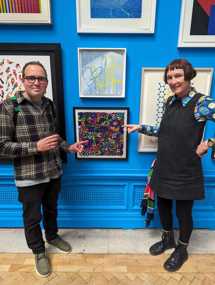 Hi friends! I got a piece in the Summer Exhibition this year, selected by the legendary Cornelia Parker who I had the privilege of meeting on varnishing day. Go see it from 18th June - 18th August: royalacademy.org.uk/exhibition/sum…