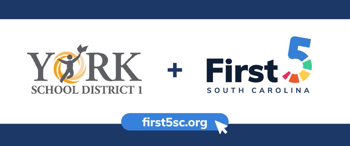 York1Schools's tweet photo. YSD1 𝐩𝐫𝐨𝐮𝐝𝐥𝐲 𝐚𝐧𝐧𝐨𝐮𝐧𝐜𝐞𝐬 its partnership with First Five SC, a comprehensive tool designed to enhance knowledge, choice, &amp; access to publicly funded early care and educational programs. For more information &amp; to access these resources, visit https://t.co/UZpA7fkcGH https://t.co/GeBD5orX9G