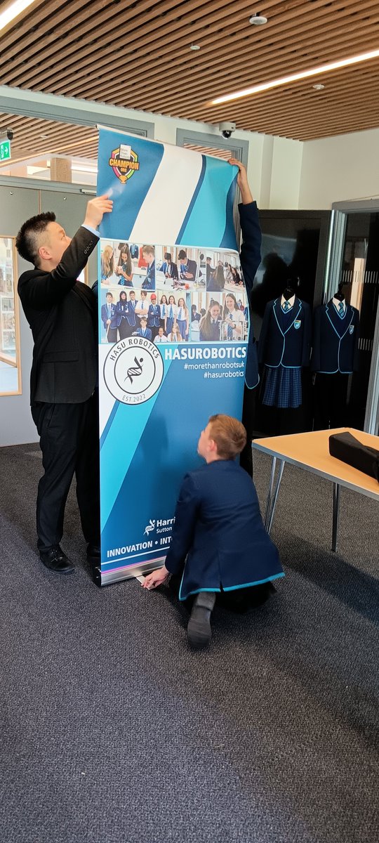 HASUrobotics's tweet image. HASU ROBOTICS Society unboxing banners and pull ups in preparation for @FTC_UK Nationals 🇬🇧@HarrisSutton1 @HarrisFed We cant wait to welcome you to our Academy on one of our Open days. Make sure you come and say hi 📷 #morethanrobotsuk #hasuroboticsrocks