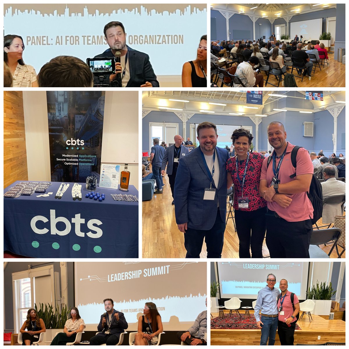 CBTSConnect's tweet photo. Amazing day at @CincyAIWeek!
Our AI expert Justin Grieshop joined five other industry leaders on a panel to discuss how AI enhances team productivity, drives data-driven decisions, and shapes the future of work. #CincyAIWeek
Find out more: https://t.co/5ehXQT7pfg https://t.co/T27qEZ6Caf
