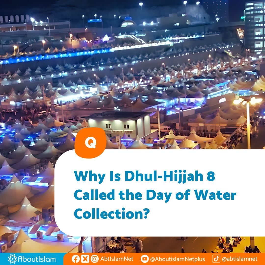AbtIslamNet's tweet photo. Hajj begins tomorrow!
Dhul-Hijjah 8th, Yawm at-Tarwiyah, is the "Day of Preparing Water." Historically, pilgrims stocked up on water for their journey to Arafah, where water was scarce. May this Hajj be filled with blessings!
🕋 #Hajj1445 #Hajj2024 #YawmAtTarwiyah #AboutIslam https://t.co/CwyAwE3Ttj