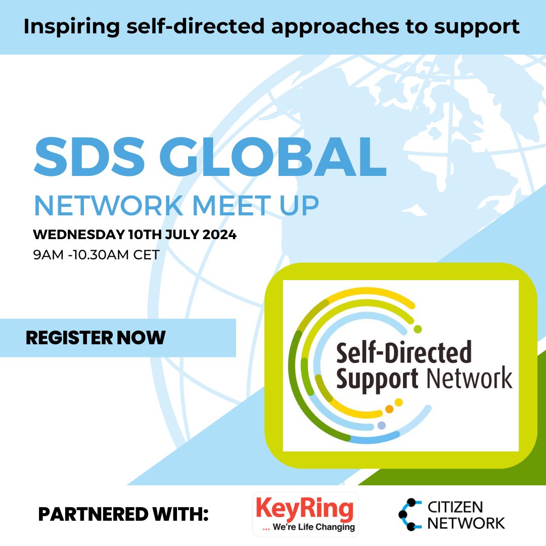 citizen_network's tweet photo. ๐ Join us for our first #global meet up โ a space to #connect, compare #learning, exchange #ideas & generate #action on self-directed support
โฐ Wednesday 10 July
๐ register at: https://t.co/YxWYmBrf39
#selfdirectedsupport #inclusion #socialservices #socialcare #health #care https://t.co/TswlQ2YFYm