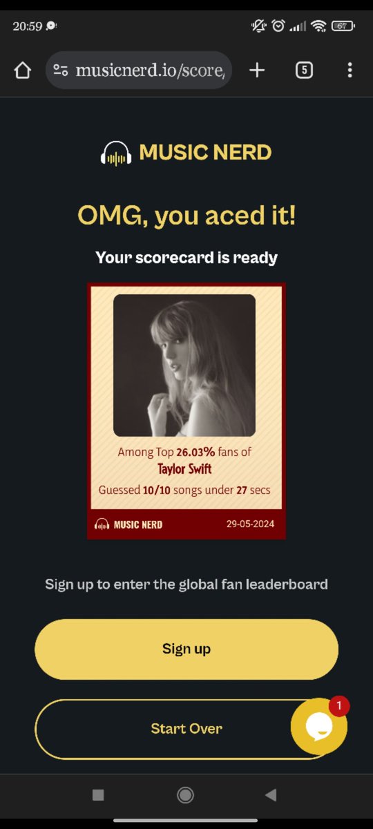kratosregus's tweet photo. @taylornation13 Can anyone beat my score on https://t.co/bOCvwbbn7j https://t.co/l2uRZhBX9o