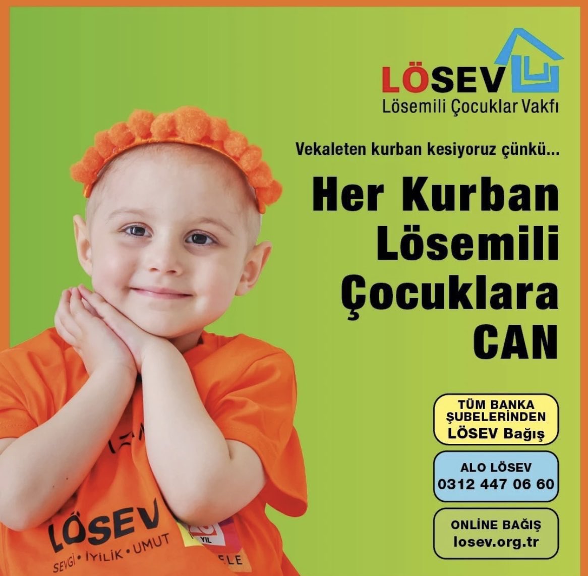 JrKripto's tweet photo. Kripto Türkiye ve JrKripto ailesi;

Bu yıl kurban bağışlarınızı @losev1998 yaparak lösemili çocuklara bir umut olabilirsiniz. 

Unutmayın ki her şey paylaştıkça çoğalır.

#HerKurbanLösemiliÇocuklaraCan https://t.co/ZALKkCUKAf
