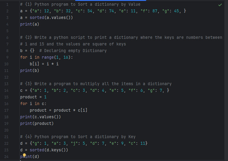 pratham_kshk's tweet photo. 🌟 Day 6 of My Python Journey! 🌟
Learned about:
- Dictionaries
- Dictionary methods
Solved several dictionary-related questions. More updates and programs coming soon! 🧠💻 #PythonLearning #CodingJourney #DailyProgress #LearnInPublic https://t.co/McWsyo9BA2