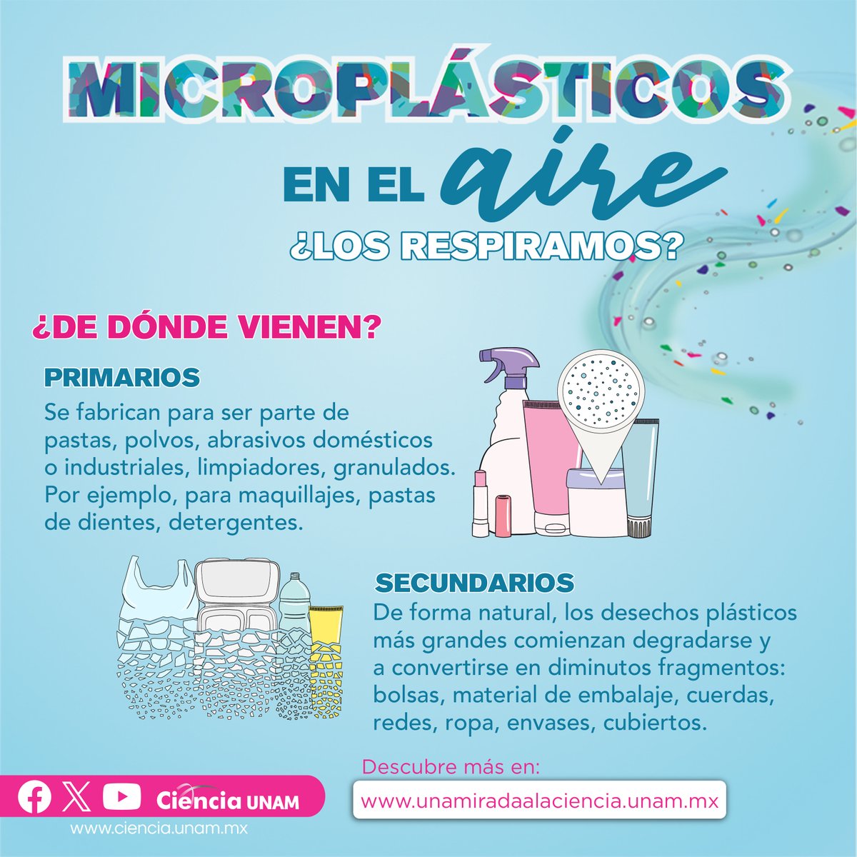 En los #microplásticos, derivados del Polietileno Tereftatalo (PET), celulosa o celofán, se encontraron metales tóxicos como aluminio, fierro, cadmio, plomo, relacionados con el desarrollo del cáncer. Descubre más en:
👀👉 bit.ly/455Mb9x
👀👉bit.ly/49YKDin