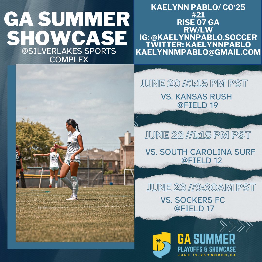 kaelynnpablo's tweet photo. Prepped and ready for the GA Summer Showcase☀️ More information about my schedule is down below!! https://t.co/o7DRbp2tMv