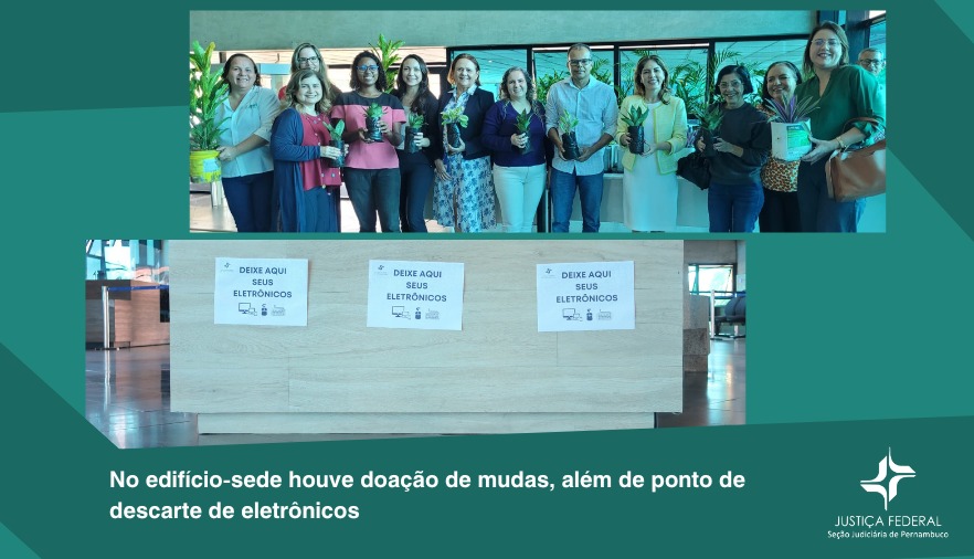 AÇÕES DE SUSTENTABILIDADE MARCAM A SEMANA DO MEIO AMBIENTE NA JFPE jfpe.jus.br/index.php/noti…