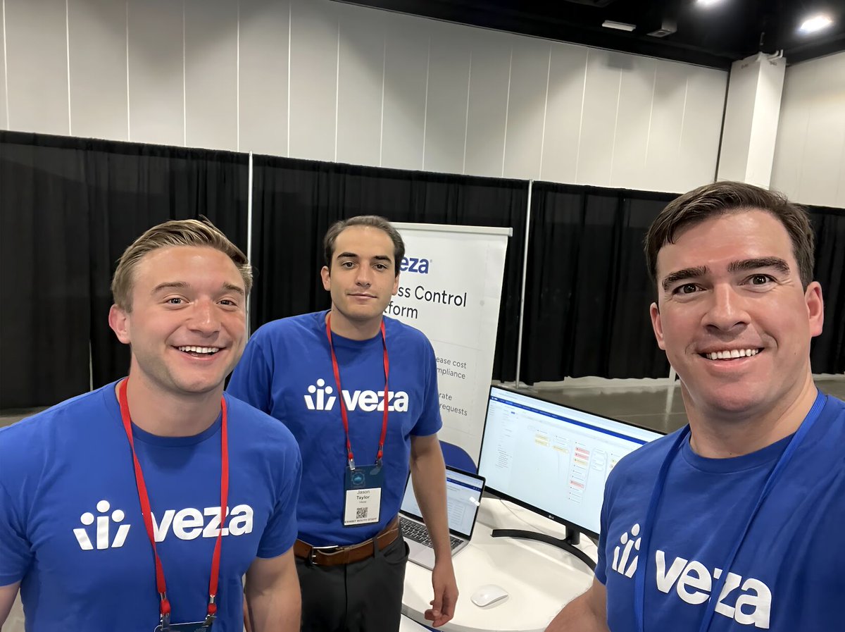 vezainc's tweet image. The Veza team has had a blast at #RMISC thus far. We&apos;re geared up and ready to wrap the event up in style.

If you&apos;re at the show, make sure you pop by Booth 330 to learn more about how we help organizations #DeRiskTheBreach. 
#CISO #CIO #IdentitySecurity
