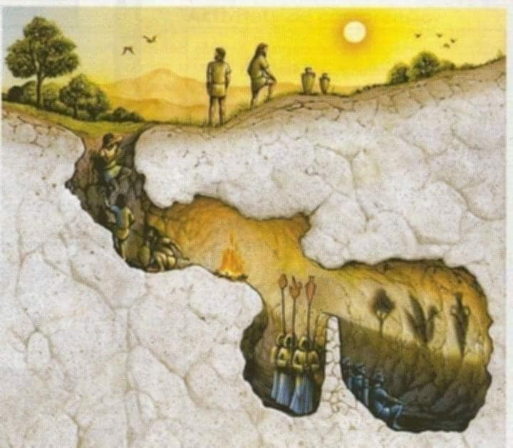 LunaGitana0333's tweet photo. El Mito De La Caverna:
También llamado Alegoría de la caverna, es una explicación metafórica, ideada por el filósofo griego Platón, sobre la situación del ser humano ante el conocimiento:
En la narración del mito, Platón nos presenta a varios hombres prisioneros en una caverna. Al estar atados por el cuello, no pueden girar su cabeza y sólo alcanzan a ver el fondo de la estancia. Detrás de ellos hay una hoguera que ilumina la cueva, y un pasillo por el que circulan hombres con todo tipo de objetos. Las sombras de estos últimos se proyectan en el fondo de la caverna, y esto es lo que ven los encadenados: proyecciones que confunden con la realidad.
El mito de la caverna da un giro cuando uno de los prisioneros es liberado, sale de su ‘prisión’ y comprueba que la realidad es otra (este sería el filosofo), con un mundo de ideas que "proyectan" lo que nosotros llamaríamos lagos, árboles, animales (todas las cosas)… Este mundo representaría el mundo de las ideas de Platón, donde están las ideas esenciales de cada cosa en el mundo, donde también están las ideas matemáticas, luego ideas mas puras como la de belleza, justicia, etc; la mas pura de todas que es la idea de "BIEN", representada en el mito como el sol, es una idea tan pura que con sólo contemplarla nos quema los ojos.
Feliz con su descubrimiento, el prisionero liberado vuelve con sus antiguos compañeros para relatarles que fuera de la caverna se encuentra la realidad, y que lo que ven no son sino sombras.
¿Cuál es la reacción de quiénes aún permanecen en la caverna? Se ríen del liberado. Piensan que la luz le ha cegado, que por eso dice tales cosas. Para demostrar lo contrario, el citado hombre libre trata de quitar las cadenas al resto, pero estos se niegan y amenazan con matarle.
El mito de la caverna de Platón pretende afirmar que muchos vivimos cómodos en el engaño, cuando hay una realidad ahí afuera esperándonos. Ese sería el objetivo de la filosofía para Platón.