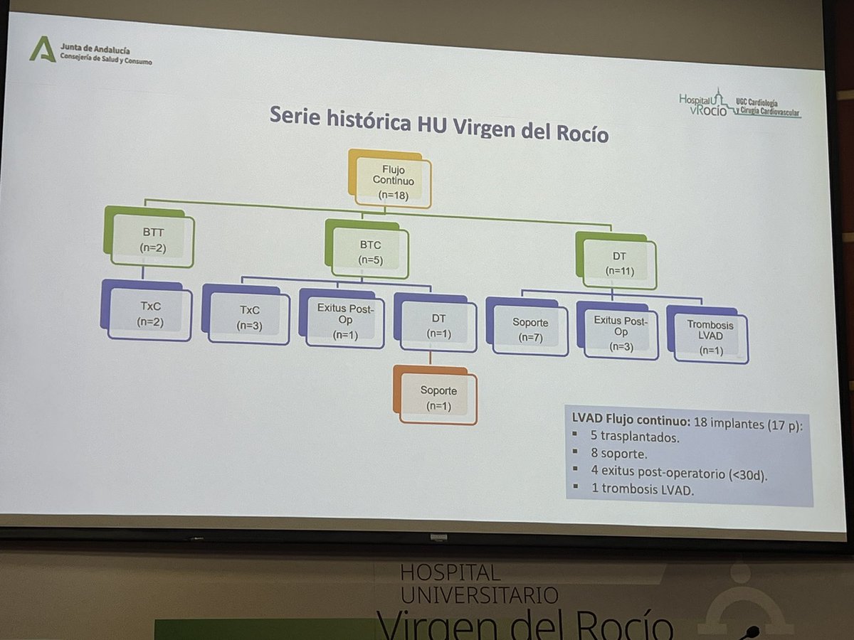 CorazonHuvr's tweet photo. La importancia del trabajo multidisciplinar en un programa tan complejo como el de asistencias ventriculares de larga duración ha quedado patente en la sesión hospitalaria de hoy. @HospitalUVRocio @saludand https://t.co/JaXFhxlmJd
